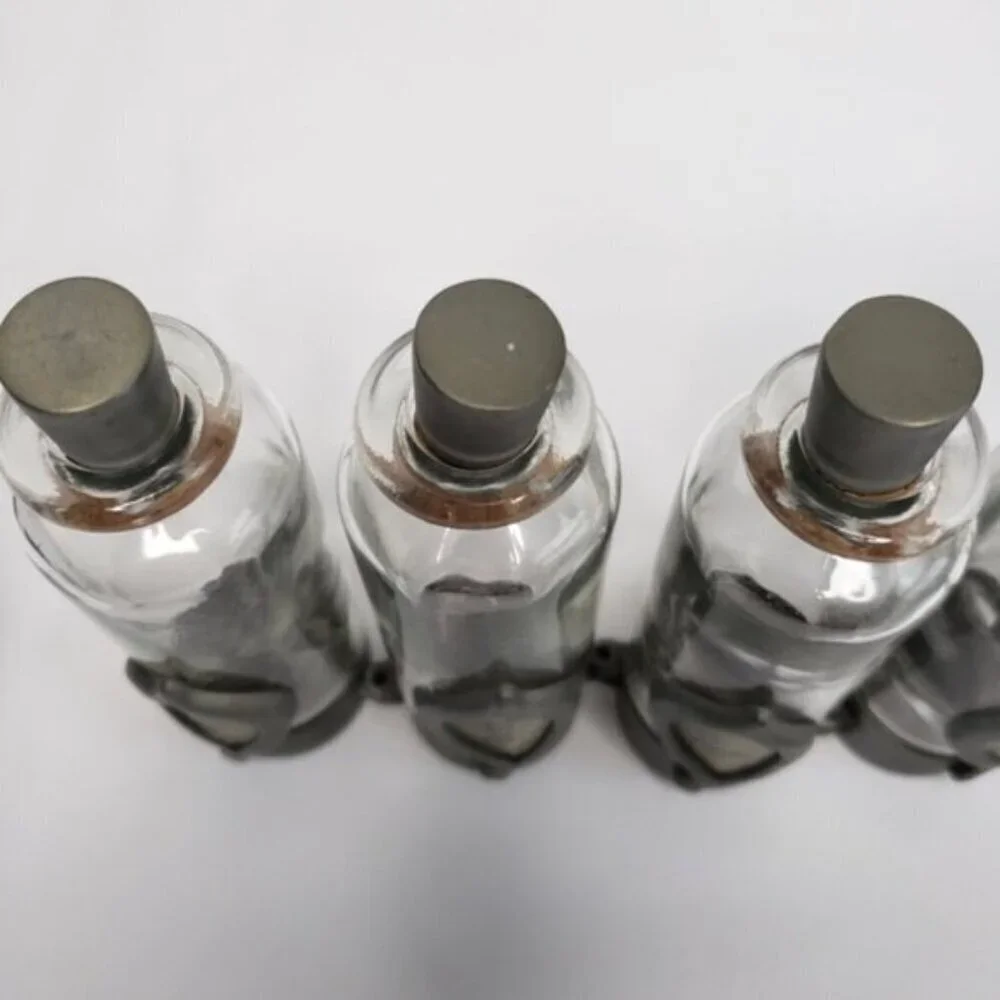 Unique Jars Spice Witchy Goth Silver Tone 6 Jars Kitchen Spells - Picture 9 of 16